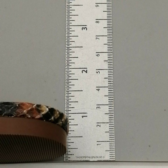 Madewell Shoes Womens Remi Snake Embossed Leather Mule Spiced Cider 6.5 NEW - Picture 5 of 10